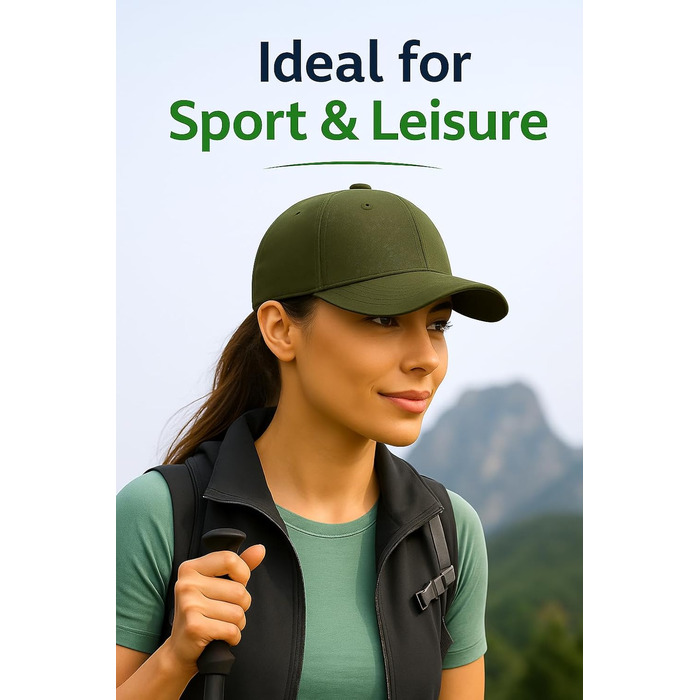 Кепка бейсболка 4sold, бавовна, унісекс, регульована, для чоловіків та жінок, легка та дихаюча, для спорту, відпочинку, на вулицю, хакі