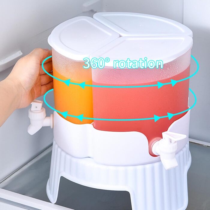 Refrigerator juice dispenser, refrigerator, drinks, liquid, beverage, container, leak-proof, juice, tea, water holder, pitcher for wine, lemonade, party, gatherings