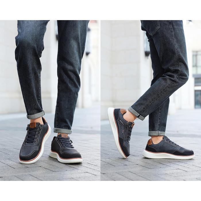 ARRIGO BELLO Чоловічі кросівки для активного відпочинку, спортивні, для прогулянок та подорожей, розмір 41-46, блакитний