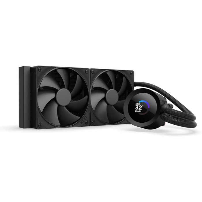 NZXT Kraken Z240 - Рідинна система охолодження CPU з LCD-дисплеєм, чорний