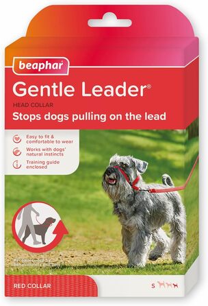Напівобруч для собак Beaphar Gentle Leader, розмір S, червоний