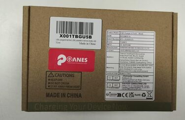 Зарядний пристрій USB мережевий 6 портів 25W для iPhone, Samsung, LG, Huawei та інших пристроїв (Чорний)