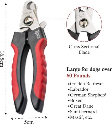 Професійна машинка для стрижки тварин Epic Nr.1, середній/великий розмір ML, для собак та котів