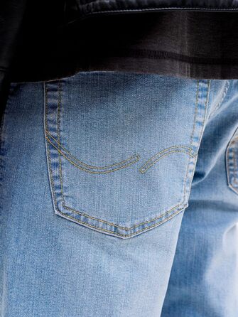 Джинси чоловічі JACK & JONES Slim Fit JJIGLENN Original SQ 330 NOOS сині, розмір 32W/32L