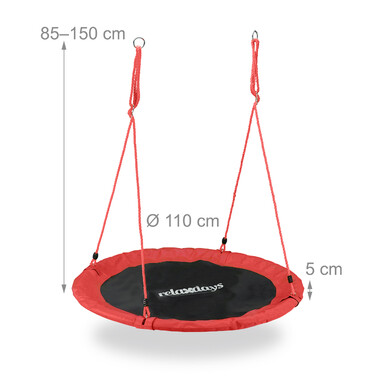 Relaxdays Nest Swing 110 cm