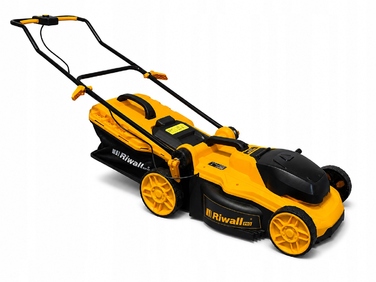 Акумуляторна газонокосарка Riwall RALM 4020i (40 см) — комплект з індукційним зарядним пристроєм
