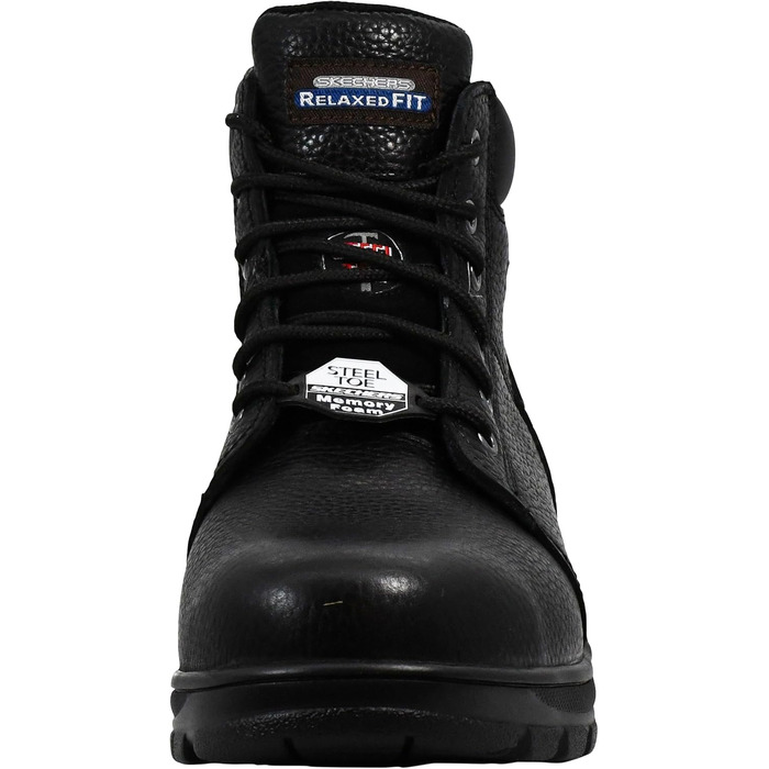 Черевики робочі Skechers Workshire Peril для жінок (39.5 EU, широка колодка, чорний колір)