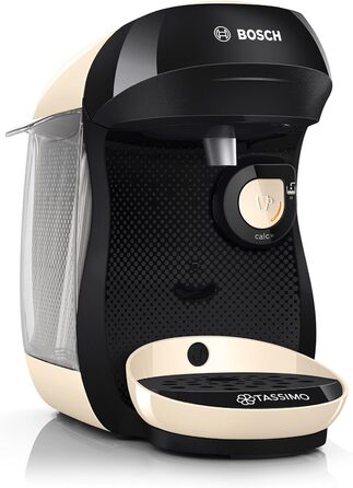 Кавомашина Tassimo Happy TAS1002N від Bosch: понад 70 напоїв, автоматична, для будь-яких чашок, компактна, 1400 Вт, антрацит