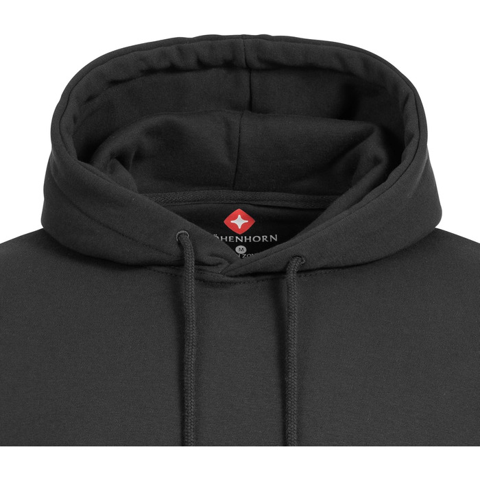 Худі Janga від Höhenhorn для чоловіків, чорний, XXL, з високоякісної бавовни