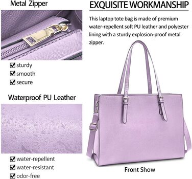 Сумка жіноча NUBILY Shopper шкіряна велика для ноутбука 15.6
