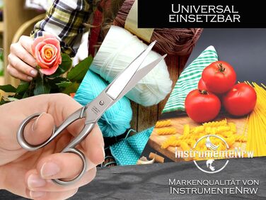 Multipurpose Scissors from Solingen Kitchen Scissors Household Scissors 5 inches Made in Germany Universal Scissors with one-sided micro-serrations perfect for household tasks 12.7 cm Stainless Steel, Rustproof