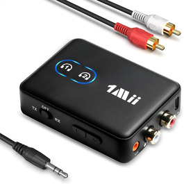 Bluetooth-трансмітер та ресивер 1Mii ML302+, двоканальний адаптер для ТБ та навушників (Dual Link)