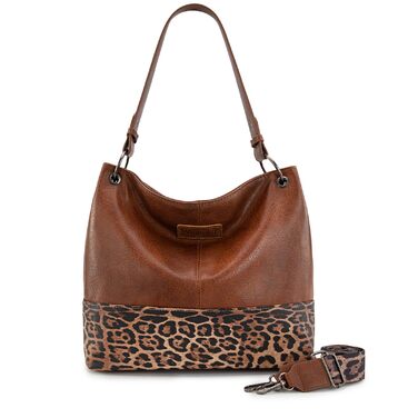 Сумка жіноча Wrangler Hobo з екошкіри, верхня ручка, крос-боді, леопардовий коричневий
