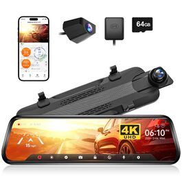 Автомобільний відеореєстратор-дзеркало WOLFBOX G930 10