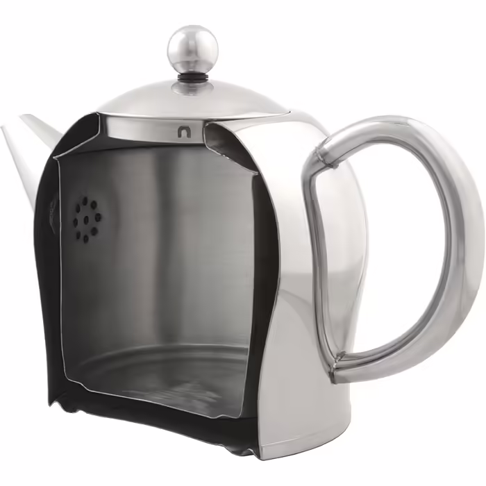 Bredemeijer small, rounded double-walled teapot 0.5 Liter (Matte, 2.0 L)