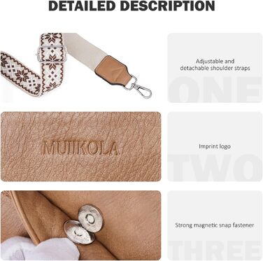 Сумка жіноча через плече MUIIKOLA кросбоді, екошкіра, жовто-хакі, регульований ремінець