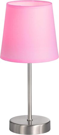 Настільна лампа WOFI Cesena, чорна, з абажуром з тканини, 14 x 14 x 32 см