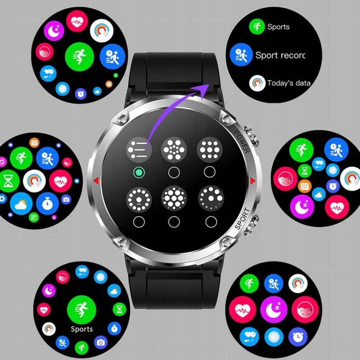 Смарт-годинник SMART-TREND T30 - E96/ SB, чорний