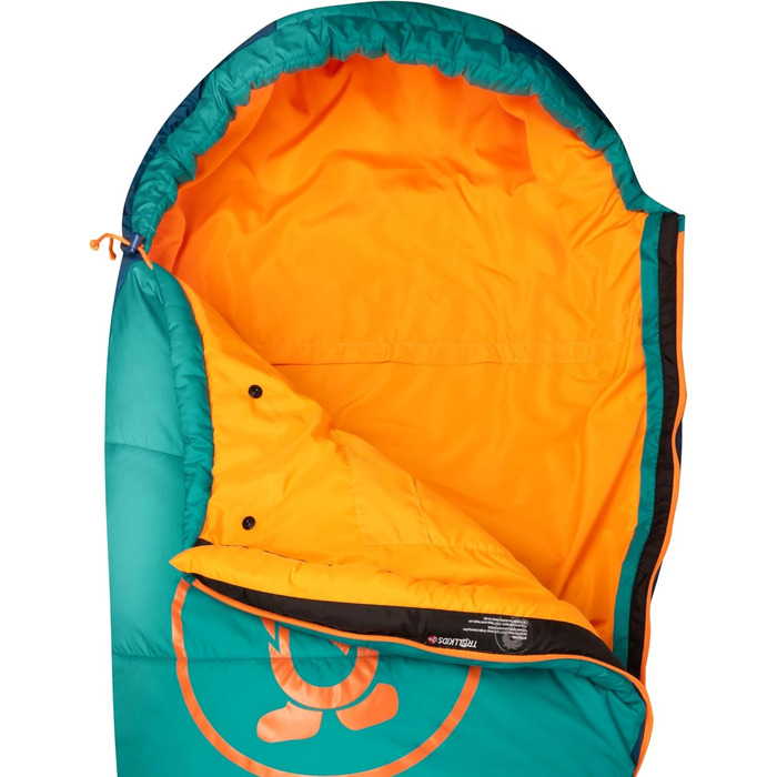 Дитячий спальний мішок Trollkids Femund 3in1, зелений, універсальний розмір