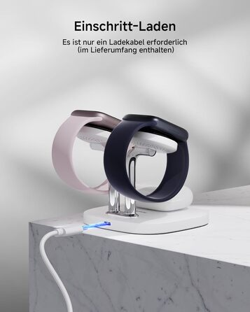 Зарядна станція SwanScout для Apple Watch 10 та AirPods Pro (704A, 3.3W, біла)