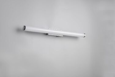 Trio Leuchten LED Bathroom Wall Light Mattimo 283274106, Metal Chrome, White Plastic, 4.3 Watt LED (Width 60cm)