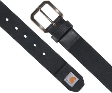 Чоловічий міцний ремінь Carhartt з цупкого канвасу, чорний, розмір 38W