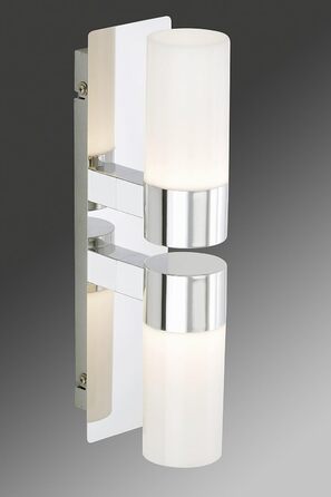 Briloner Leuchten LED Bathroom Lamp, Wall Light, Bathroom Lamp, Bathroom Fixture, Bathroom Ceiling Light, LED Bathroom Fixture, Bathroom Ceiling Lights, Bathroom Ceiling Lamp, Bathroom Wall Lights, Mirror Bathroom Lamp, Chrome