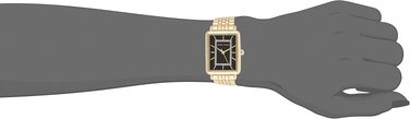 Жіночий годинник-браслет Anne Klein з блискітками, золотий з чорним циферблатом
