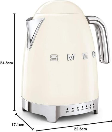SMEG - Electric Kettle KLF04CREU, Cream