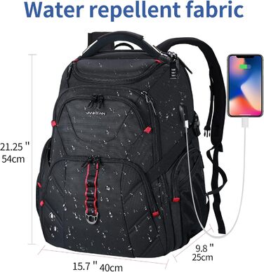 VANKEAN 17-inch extra-large laptop backpack