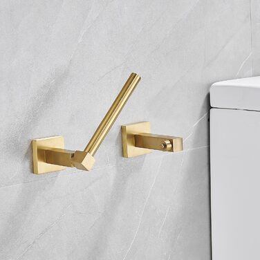 Тримач туалетного паперу вінтажний з латуні з кришкою – настінний, для ванної кімнати, бронзовий (оливковий)