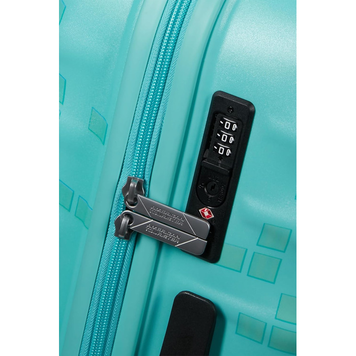 Чемодан American Tourister Wavebreaker Disney FL Spinner L, 77 см, 96 л, з принтом Stitch Flower, матове покриття