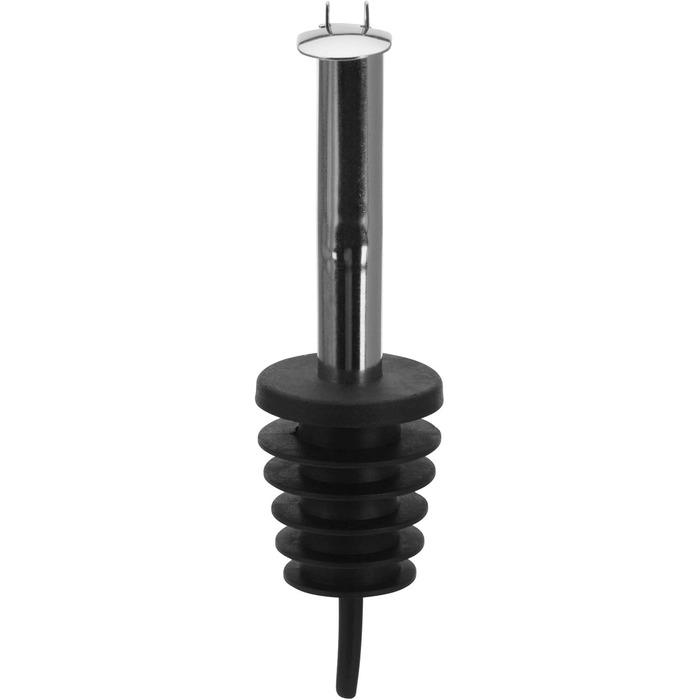 Виливний для пляшок Westmark 2 Inox Eco-Pour, нержавіюча сталь, з кришкою, чорний/хромований, 45372280