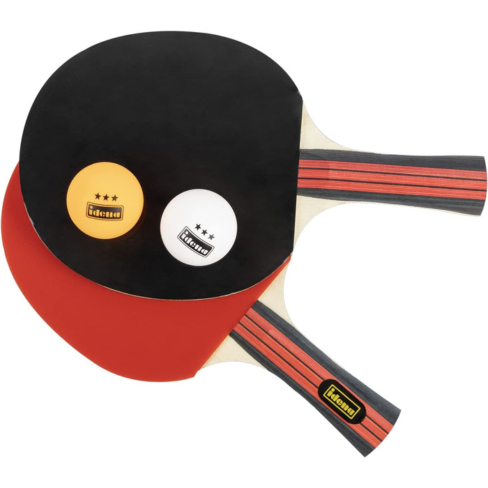 Набір для настільного тенісу Idena 40222 (12 предметів) – професійний, 4 ракетки, 8 м'ячів, якість 3 зірки, у футлярі