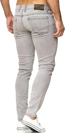 Чоловічі джинси Tazzio Slim Fit сірі, еластичні, модель 16533, 32W/34L