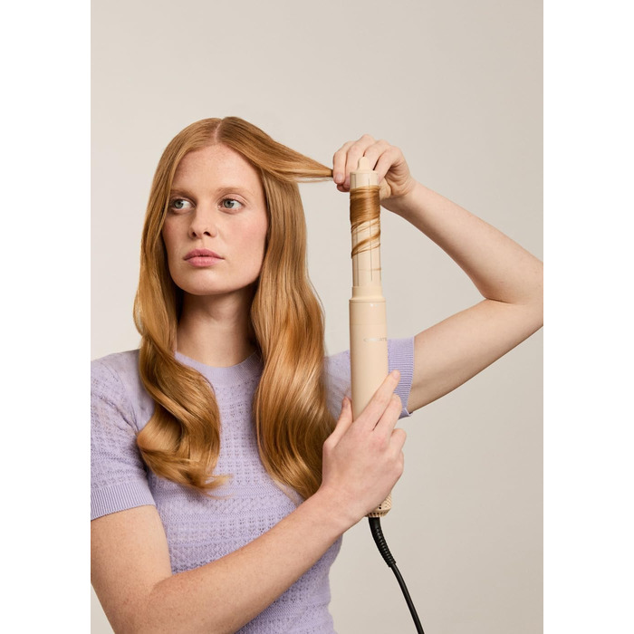 Іонський фен для волосся з технологією Frizz-Free, 2 температури, функція охолодження, 2 швидкості, технологія негативних іонів, 1800W (ION STYLER PRO ADVANCE, пісок)