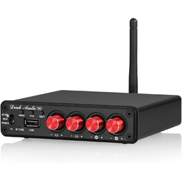 Підсилювач звуку Douk Audio HiFi Bluetooth 5.0, цифровий, стерео, 2/4 канали, 4×50Вт
