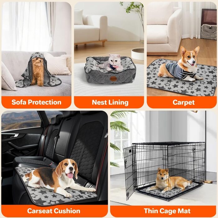 М'яка флісова ковдра для собак та котів Nobleza, 80 x 100 см, сіра. Ковдра для дивана, легко перуться.