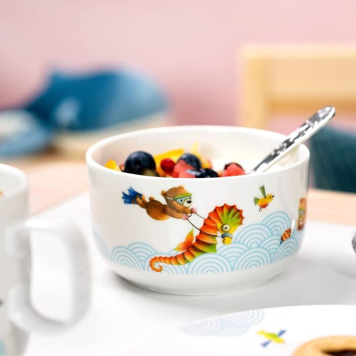 Дитячий столовий прилад Villeroy & Boch Kinderbesteck, набір - 4 шт (миска, кольоровий)
