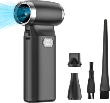 Електричний пилосос для повітряного продування, пилоочисник для авто, ноутбуків та клавіатур (130 000 об/хв, 8000 mAh)