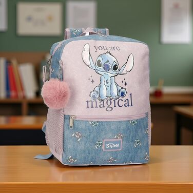 Дитячий рюкзак Joumma Disney Stitch з помпоном, декілька відділень