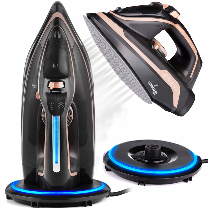 Бездротова праска Lehmann з керамічною підошвою, 3000 Вт, 320 мл