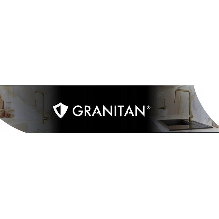 Змішувач для кухні стійкий Granitan Vector, золотий