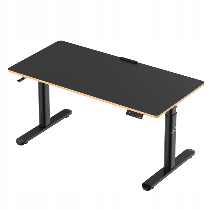 Ігровий стіл Ultradesk Pulsar 120 см, чорний, з електричним регулюванням висоти