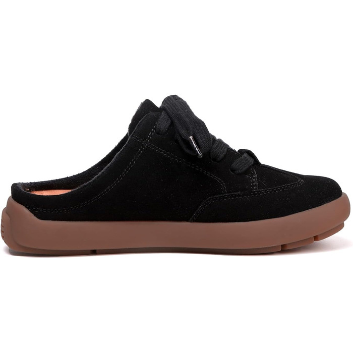 Тапочки жіночі UBFEN, теплі мюлі, плюшеві, з антиковзким покриттям, чорні, 42 EU