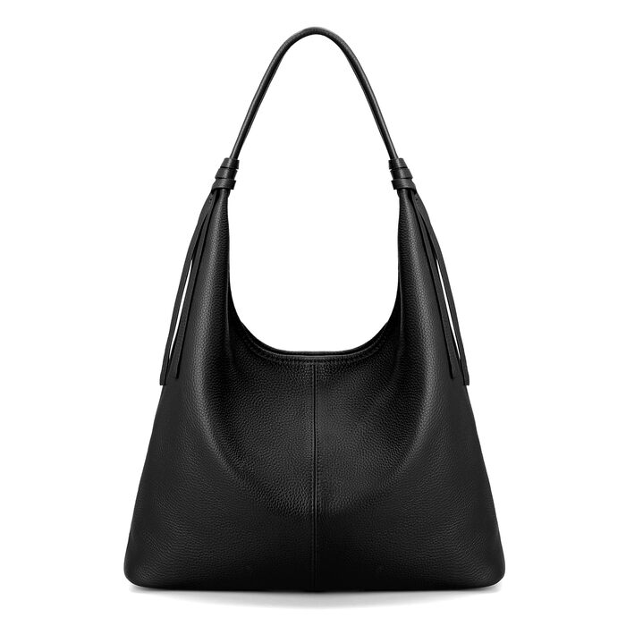 Сумка жіноча шкіряна befen Grande Shopper, чорна елегантна сумка-тоут через плече для роботи та навчання