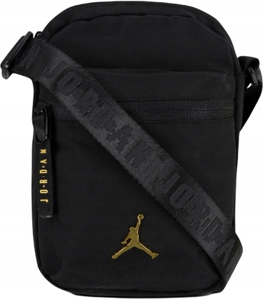 Сумка-слінг Jordan Airborne з металевим логотипом, чорна