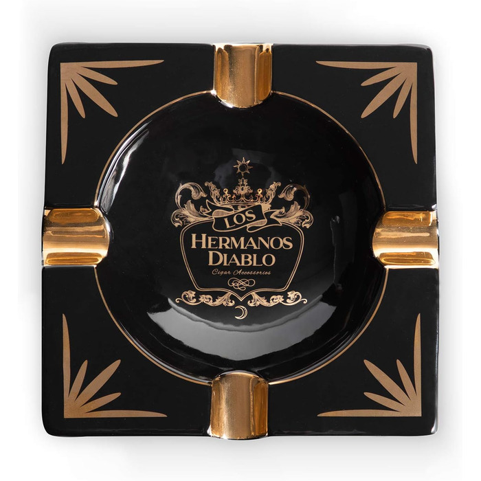 Велика попільничка Cohiba Hermanos Diablo для сигар і сигарет, для патіо, вулиці та приміщень
