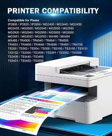 Картриджі для принтера Canon PG-545XL та CL-546XL (Multipack), чорний та кольоровий, сумісні