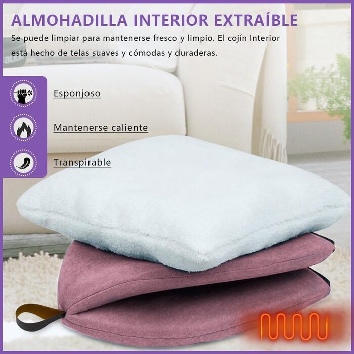 М'яке ліжко-печера для котів, тепле плюшеве ліжко для котів, гніздо для котів з знімним внутрішнім подушечкою (Рожевий, M)